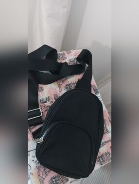 Black Crossbody Sling Bag